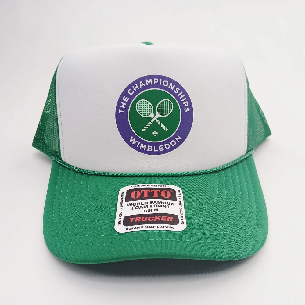 OTTO Green and White Wimbledon Championships Trucker Hat